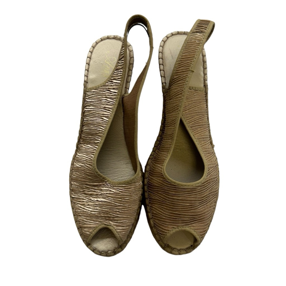 Women's Atura Brown Espadrille Wedge Sandals Size 42 size 11.5 in US